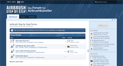 Desktop Screenshot of airbrush-forum.de