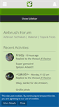 Mobile Screenshot of airbrush-forum.net