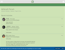 Tablet Screenshot of airbrush-forum.net